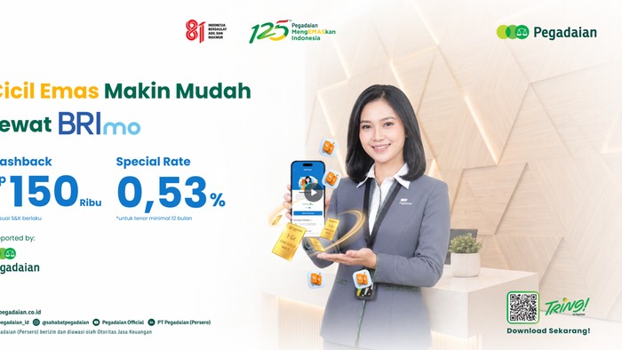 Nabung emas di BRImo