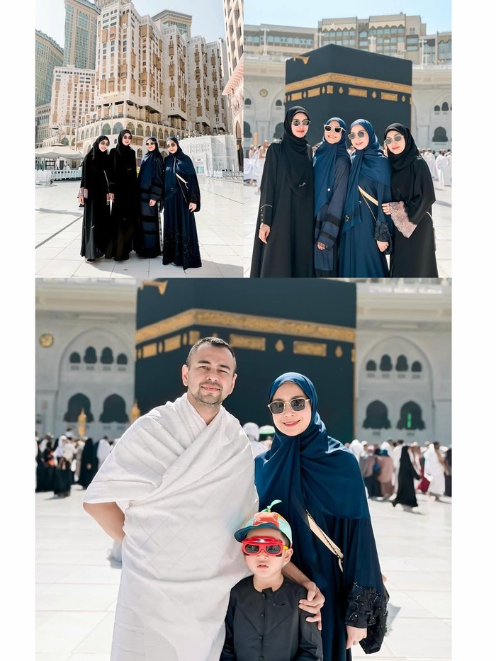 Raffi Ahmad umrah bareng keluarga