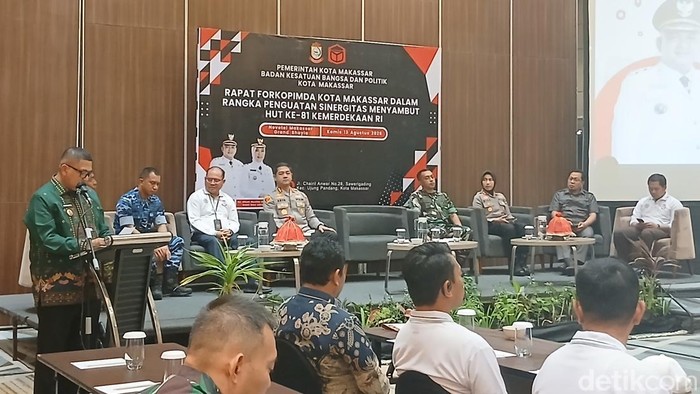 Rapat Koordinasi Forkopimda Makassar.