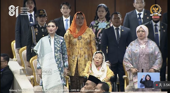 Gaya Selvi Ananda di Sidang Tahunan MPR 2026