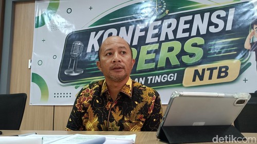 Kasi Penkum Kejati NTB, Muhammad Harun Al Rasyid di Media Center Kejati NTB, Jumat (14/8/2026).
