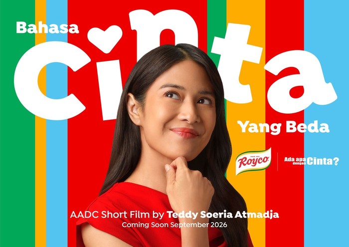 Kolaborasi Dian Sastrowardoyo bersama Royco dalam short movie Bahasa Cinta yang Beda.