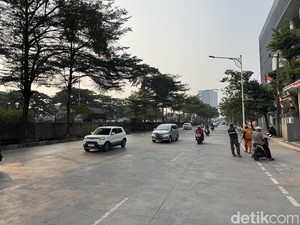 Massa Demo di OT Building Jakbar Bubar, Lalin Lancar