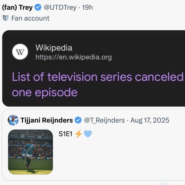 Meme Tijjani Reijnders Cuma Stay 1 Season di Man City