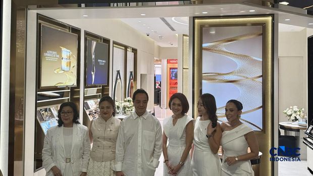 METRO Department Store bersama Clé de Peau Beauté resmi menggelar grand opening butik terbaru Clé de Peau Beauté di METRO Pondok Indah Mall 1, Jakarta, Jumat (14/8/2026).  (CNBC Indonesia/Lynda Hasibuan)