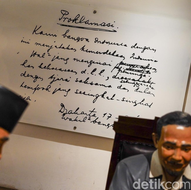 Museum Proklamasi, Saksi Perumusan Naskah Kemerdekaan