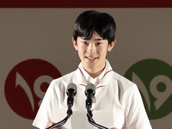 Momen Pangeran Jepang Pidato Pertama di Usia 19, Debut Jadi Calon Kaisar