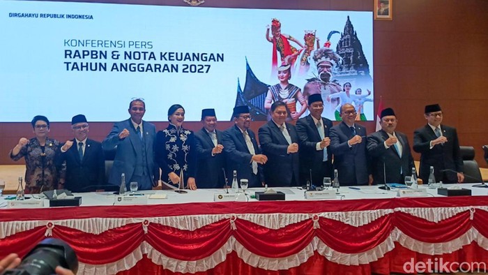 Pemerintah resmi merilis RAPBN 2027 dengan total shopping negara mencapai Rp4.097,2 triliun melalui pembacaan Nota Keuangan di Jakarta, Jumat (14/8/2026).