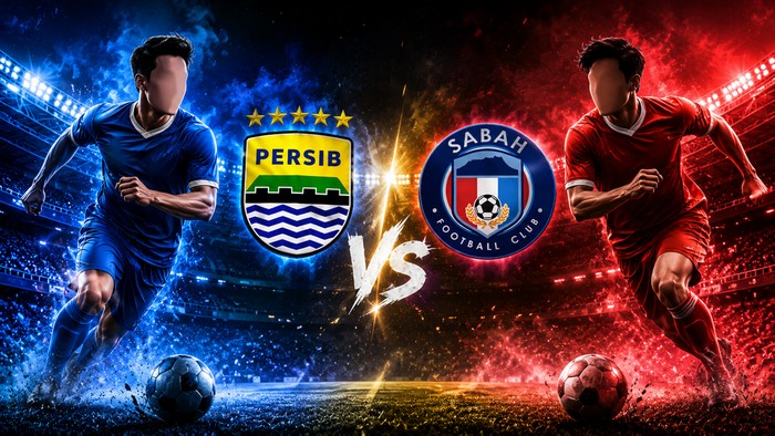Persib Bandung vs Sabah FC.