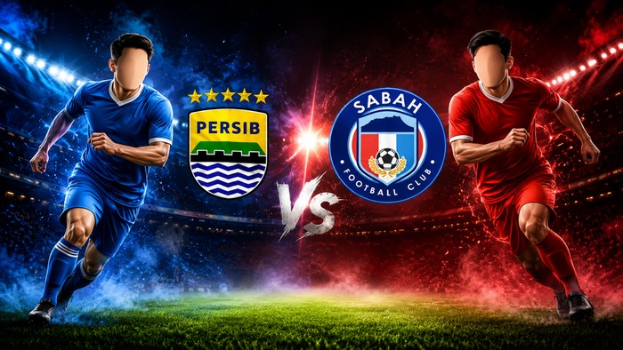Persib Bandung vs Sabah FC.