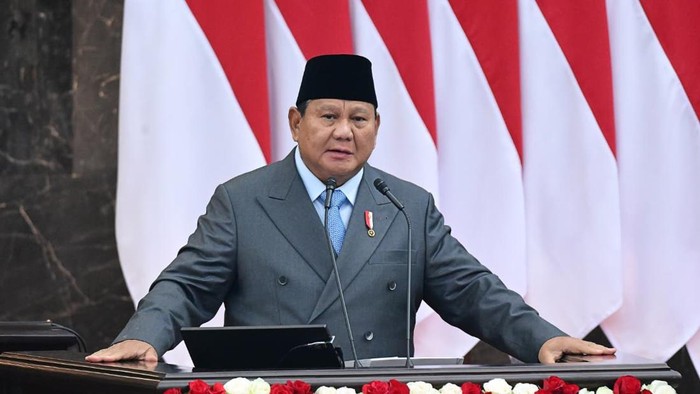 Prabowo dan Gibran di Sidang Tahunan MPR dan Sidang Bersama DPR-DPD RI, Jumat (14/8/2026).