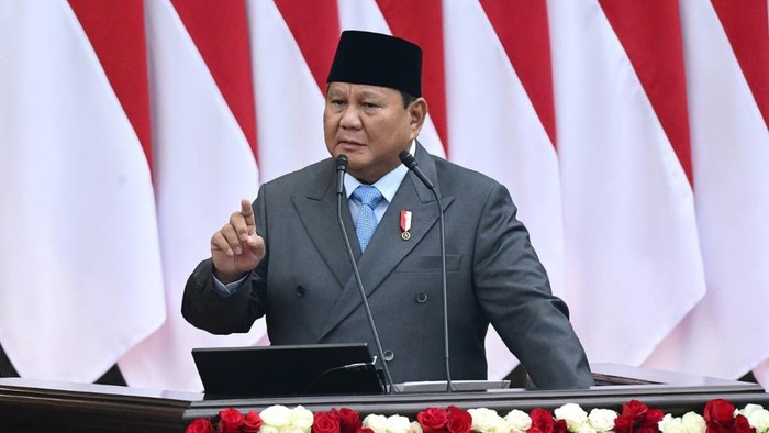 Prabowo dan Gibran di Sidang Tahunan MPR dan Sidang Bersama DPR-DPD RI, Jumat (14/8/2026).