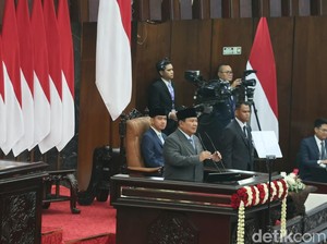 Prabowo Sebut Kondisi Pangan Aman di Depan Parlemen: Kita Akan Hadapi El Nino