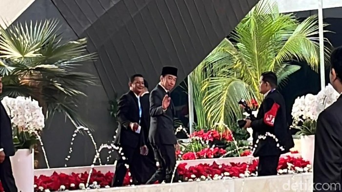 Sidang Tahunan MPR dan Sidang Bersama DPR-DPD digelar hari ini. Presiden ke-7 RI Joko Widodo (Jokowi) menghadiri acara tersebut. (Anggi/detikcom).