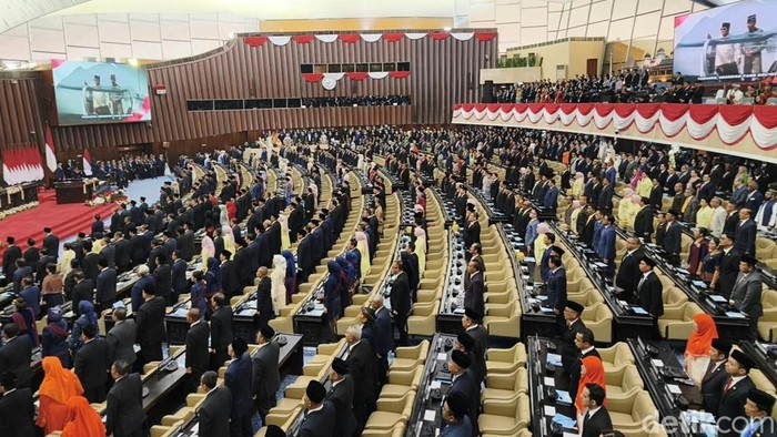 Sidang Tahunan MPR RI dan Sidang Bersama DPR-DPD RI digelar di kompleks parlemen, Senayan, Jakarta, Jumat (14/8/2026).