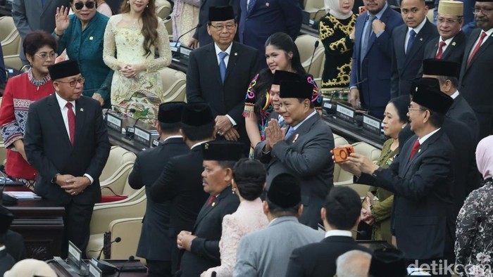 Sidang Tahunan MPR RI dan Sidang Bersama DPR-DPD RI digelar di kompleks parlemen, Senayan, Jakarta, Jumat (14/8/2026). Presiden Prabowo Subianto menyampaikan Pidato Kenegaraan dalam agenda tahunan tersebut.