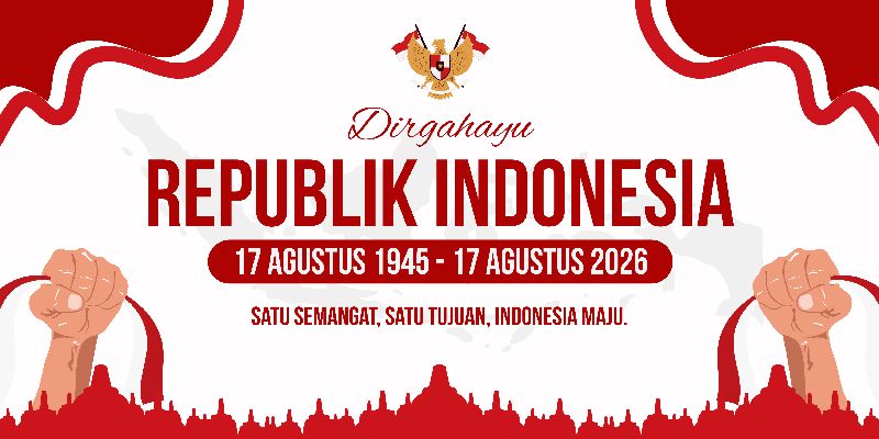 Spanduk HUT ke-81 RI Spanduk HUT ke-81 RI