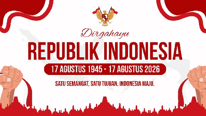 Spanduk HUT ke-81 RI