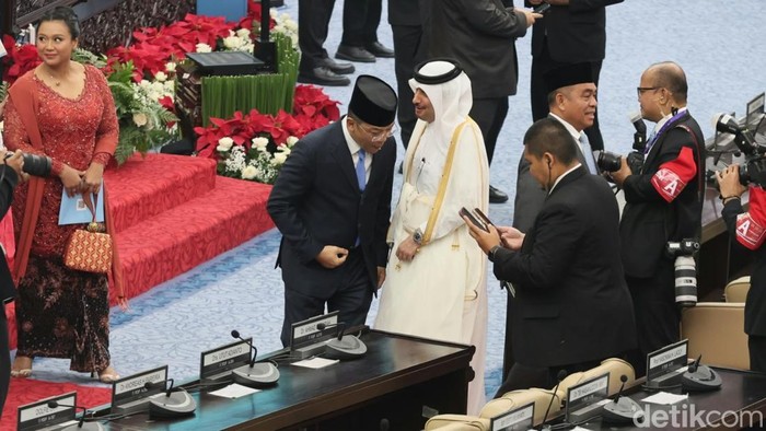 Sidang Tahunan MPR dan Sidang Bersama DPR-DPD 2026 di Gedung Nusantara MPR/DPR/DPD RI digelar hari ini Jumat, (14/8/2026). Kegiatan ini merupakan bagian dari rangkaian acara pokok peringatan HUT ke-81 RI.