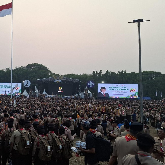 Potret 25 Ribu Peserta Jambore Nasional 2026 Meriahkan Hari Pramuka ke-65