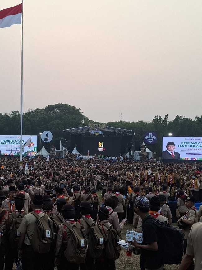 Potret 25 Ribu Peserta Jambore Nasional 2026 Meriahkan Hari Pramuka ke-65