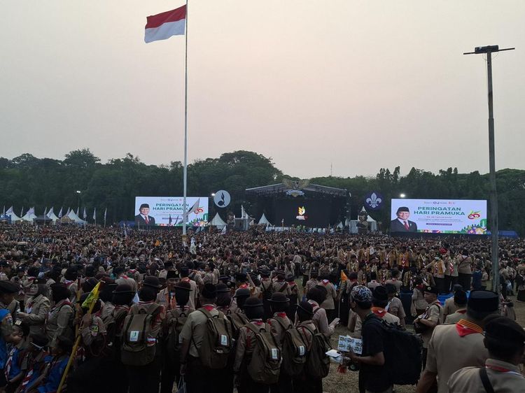 Potret 25 Ribu Peserta Jambore Nasional 2026 Meriahkan Hari Pramuka ke-65