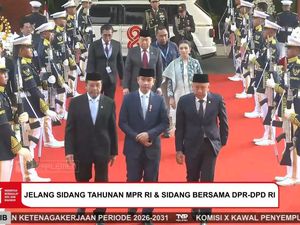 Video Gibran Tiba di Gedung DPR, Hadiri Sidang Tahunan MPR 2026
