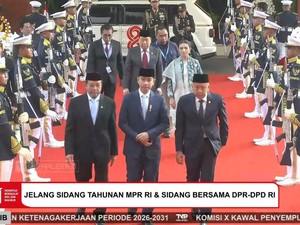 Didampingi Selvi Ananda, Gibran Hadiri Sidang Tahunan dan Sidang Bersama 2026