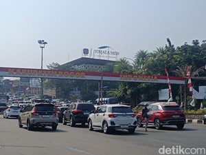Video: Pantauan Lalin Menuju Puncak Bogor Pagi Ini, Ada One Way
