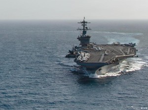 AS Bantah Kapal Induk USS Abraham Lincoln dalam Kondisi Buruk