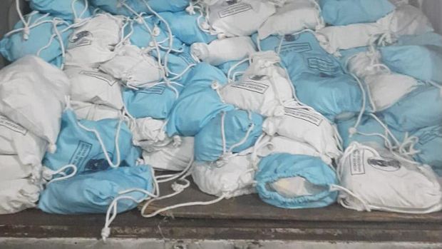 Bantuan yang akan dibagikan ke masyarakat terdampak gempa NTT.