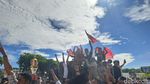 Potret Massa Zikir Akbar di Aceh Kibarkan Bendera Bulan Bintang
