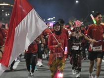 3.000 Pelari Ramaikan Merdeka Night Run di IKN