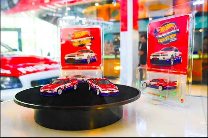 Masyarakat bisa berkesempatan menyaksikan secara langsung wujud skala asli 1:1 mobil Hot Wheels Convention Car 2026, Nissan Skyline GTR V-Spec II dalam acara Pre-Event Hot Wheels Indonesia Collectors Convention 2026.