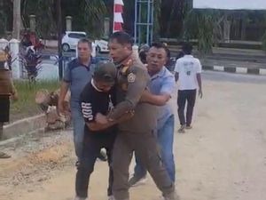 Kasatpol PP Sultra dan Anggotanya Nyaris Baku Hantam gegara Lomba HUT RI