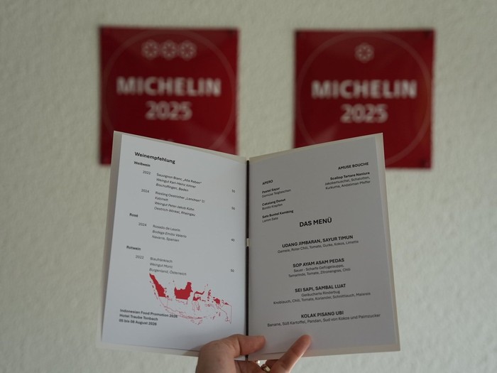 Menu yang disajikan chef Degan dalam rangkaian Behind The Chef
