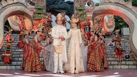 Megahnya Pernikahan Gamma Thohir dan Keelie, Bak Pesta Budaya di GWK Bali