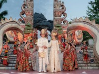 Megahnya Pernikahan Gamma Thohir dan Keelie, Bak Pesta Budaya di GWK Bali