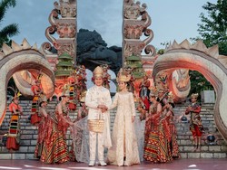 Megahnya Pernikahan Gamma Thohir dan Keelie, Bak Pesta Budaya di GWK Bali