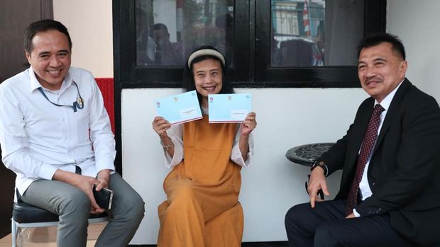 Presiden Prabowo Subianto mengundang anak pengetik naskah proklamasi Sayuti Melik, Heru Baskoro, untuk mengikuti upacara HUT ke-81 RI di Istana Negara. (dok Pemkot Bekasi)