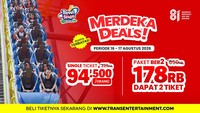 Libur HUT RI Bareng Keluarga, Trans Studio Cibubur Siapkan Keseruannya di Sini