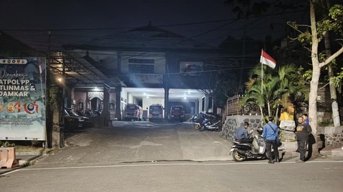 Suasana depan Kantor Satpol PP Jembrana, Sabtu (15/8/2026). (I Putu Adi Budiastrawan/detikBali)