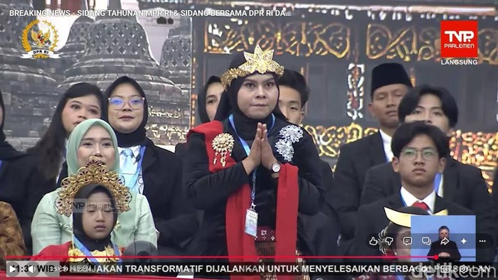 Susanah dalam Sidang Tahunan MPR 2026