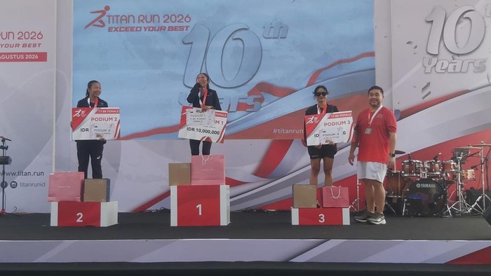 Titan Run kembali mencatatkan prestasi dalam penyelenggaraan edisi 2026. Setelah tahun lalu meraih rekor Museum Rekor Dunia Indonesia (MURI) sebagai acara lari pertama yang menyajikan durian, tahun ini ajang tersebut kembali memperoleh penghargaan.