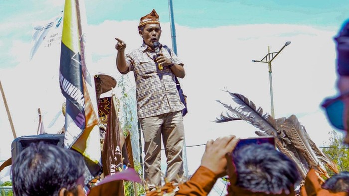 Tokoh pemerhati Dayak sekaligus anggota DPRD Nunukan, Gat Khaleb.