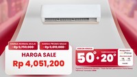 AC Split 1 PK Hemat Jutaan Rupiah di Transmart Full Day Sale