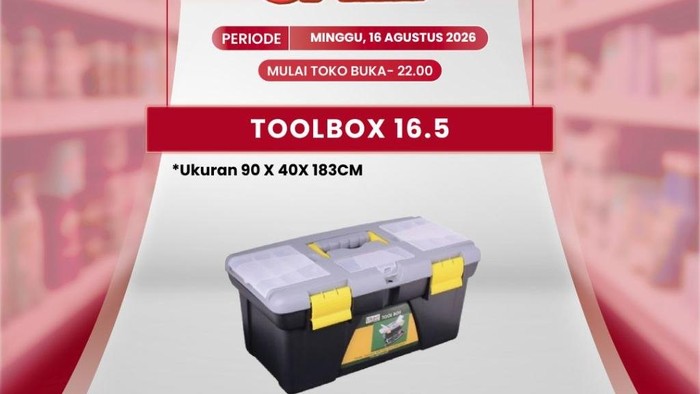 Transmart Full Day Sale Tool Box