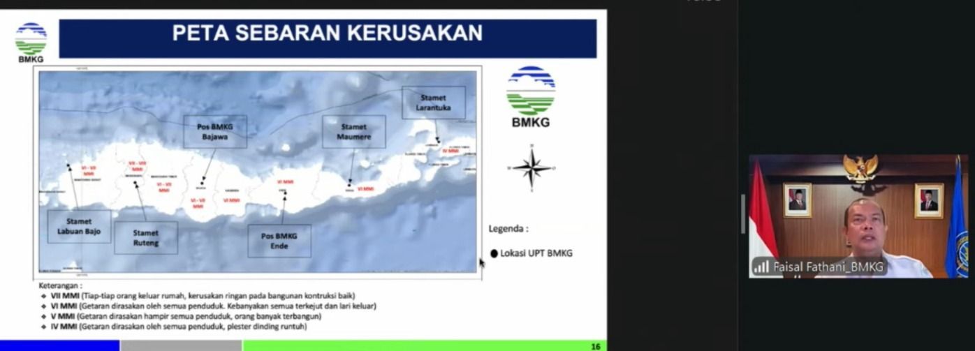 Update Kondisi dan Penanganan Pasca Gempabumi M7,7 di Kab. Nagekeo, NTT, Sabtu (15/8/2026). Update Kondisi dan Penanganan Pasca Gempabumi M7,7 di Kab. Nagekeo, NTT, Sabtu (15/8/2026). (Dok. Youtube BNPB Indonesia