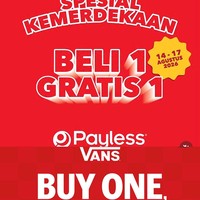 10 Brand yang Beri Diskon HUT RI ke-81, Vans dan Payless Promo Buy 1 Get 1