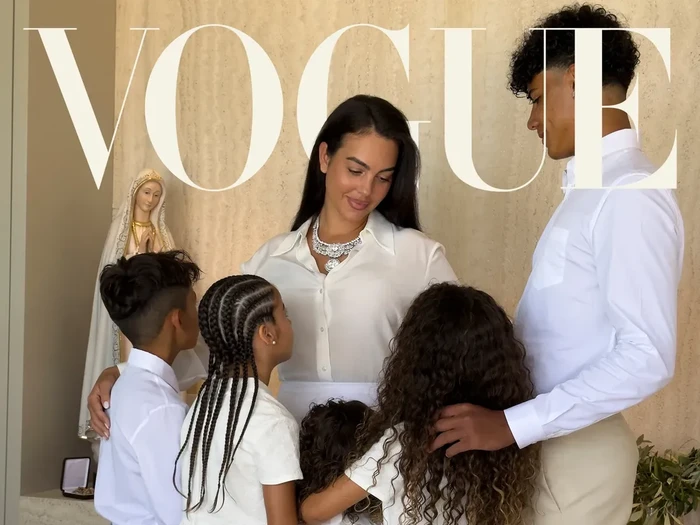 Foto Pernikahan Cristiano Ronaldo dan Georgina Rodriguez di majalah Vogue